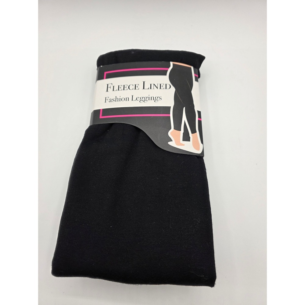 NEW Gold Medal International Black Fleece Lined Plus Size Leggings 3XL 4XL